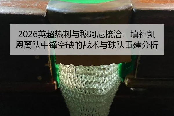 2026英超热刺与穆阿尼接洽：填补凯恩离队中锋空缺的战术与球队重建分析